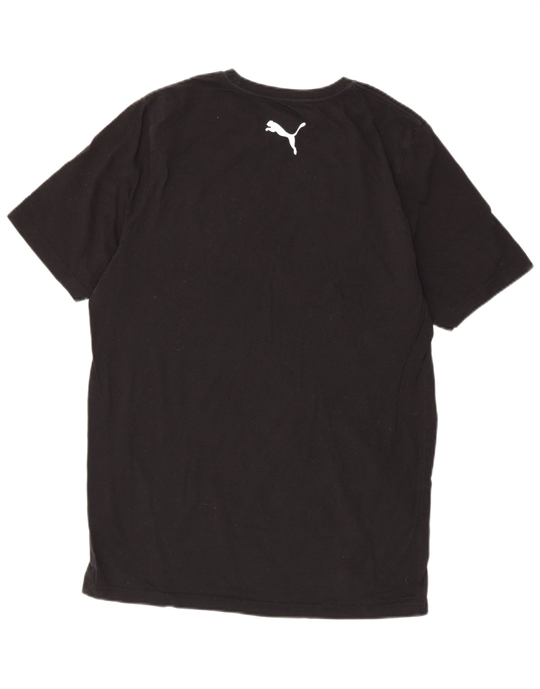 Puma - Camiseta para hombre, talla grande, algodón negro