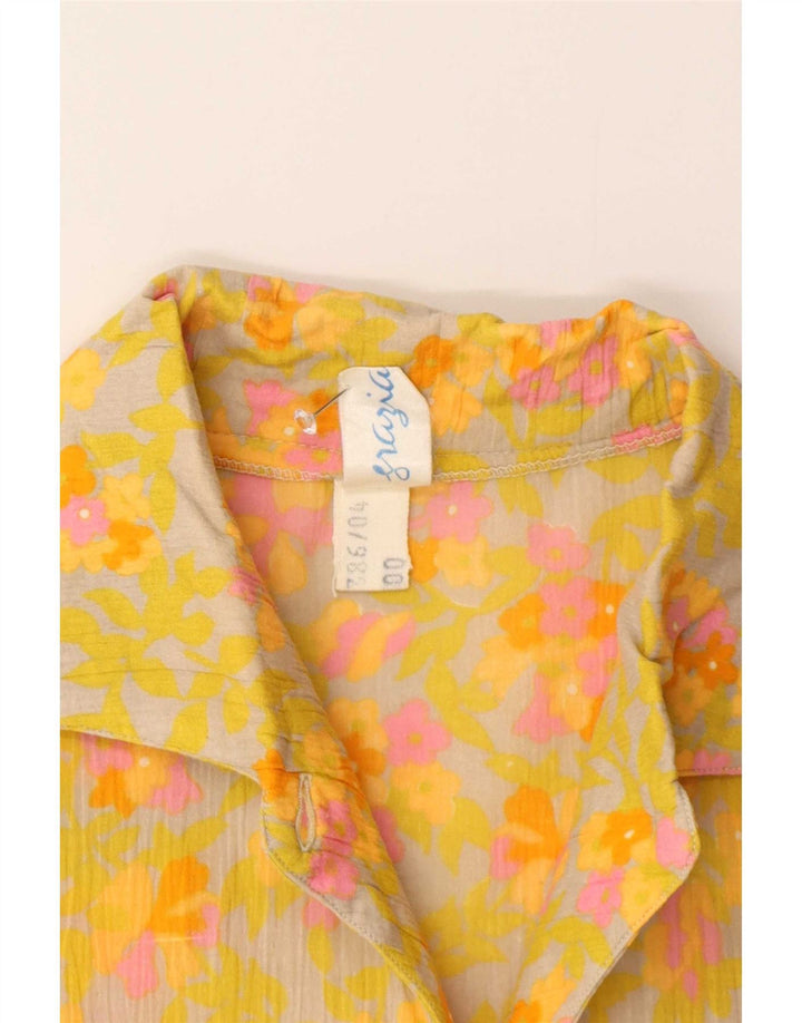 Blusa Camisera Mujer Grazia IT 44 Medium Multicolor Floral