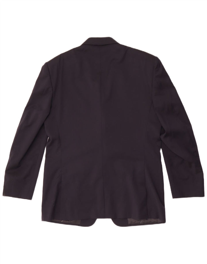 Cerruti 1881 Chaqueta tipo blazer de 3 botones para hombre IT 52 XL Lana azul marino