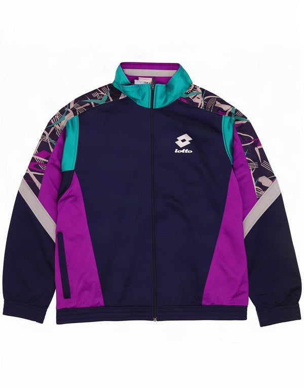 Lotto Mens Graphic Chándal Top Chaqueta Grande Multicolor Geométrico