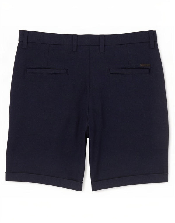 Jack & Jones Pantalones cortos chinos para hombre Large W34 Poliéster azul marino