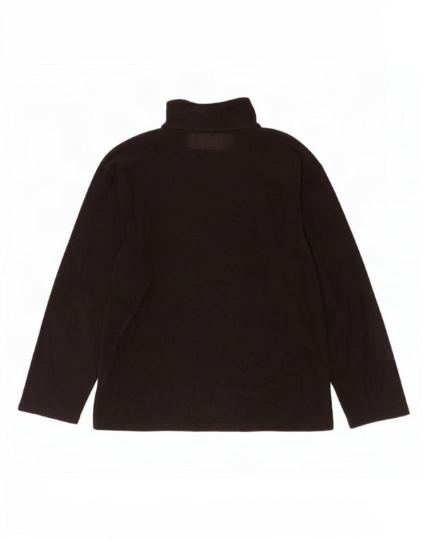 Kappa Chaqueta Polar Hombre UK 42 XL Poliéster Negro