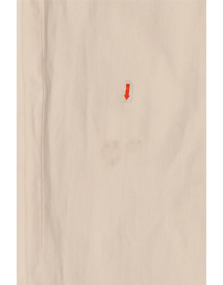 Marks & Spencer Vaqueros rectos regulares para mujer UK 20 2XL W40 L29 Blanco