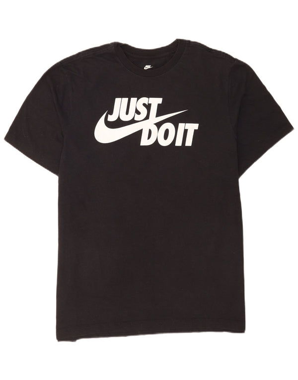 Nike - Camiseta gráfica para hombre, talla grande, color negro