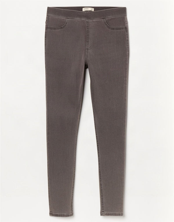 Marks & Spencer Jeans Jegging para Mujer UK 12 Medium W30 L27 Algodón Gris