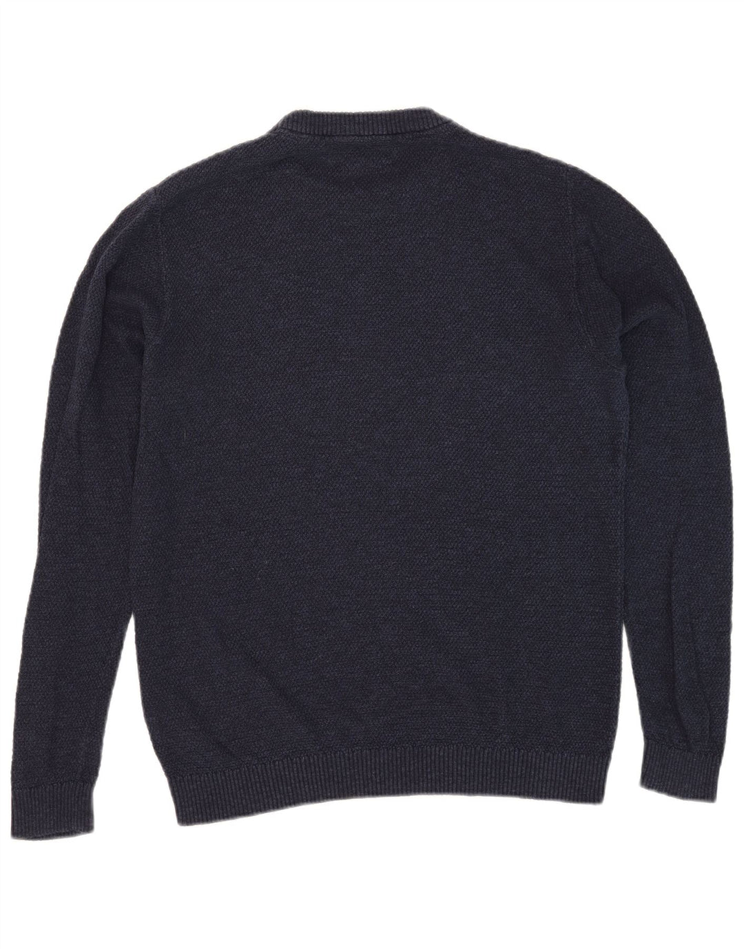 Jersey Jack & Jones Hombre con cuello redondo y cuello redondo de algodón azul marino medio