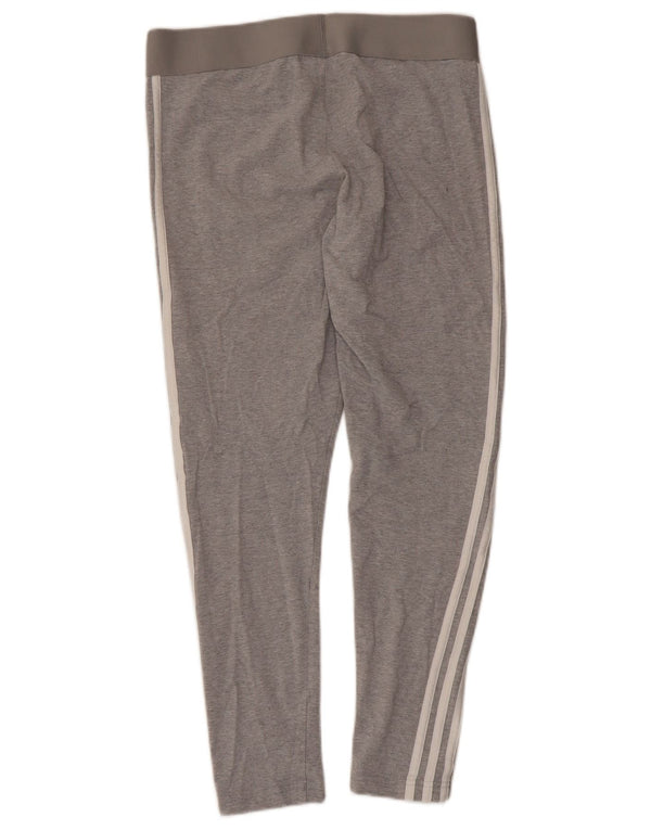 Adidas Leggings cortos para mujer UK 16/18 Grande Gris Algodón