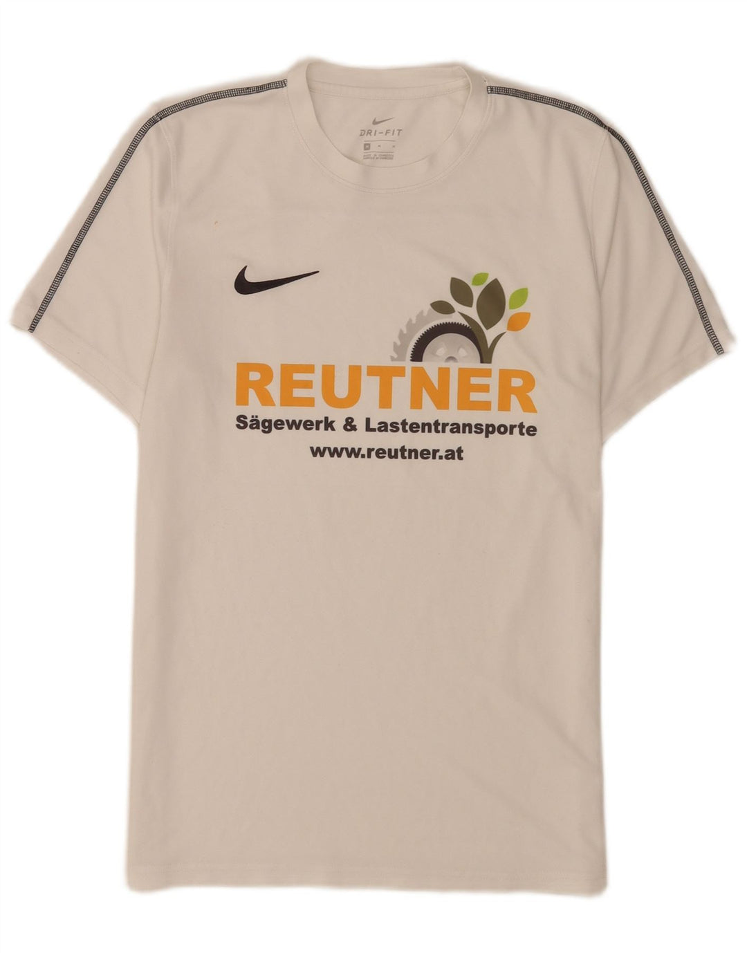 Camiseta Nike Hombre Graphic Top Medium Blanco Poliéster Deportes