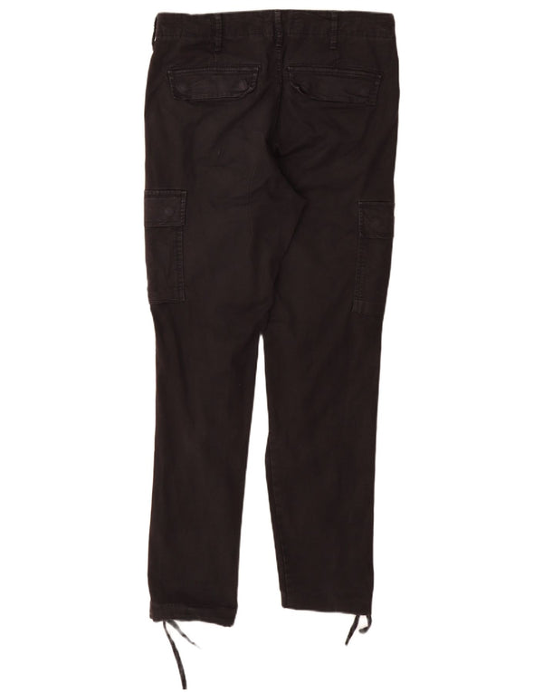 Jack & Jones Mens Slim Cargo Pantalones W30 L32 Algodón Negro