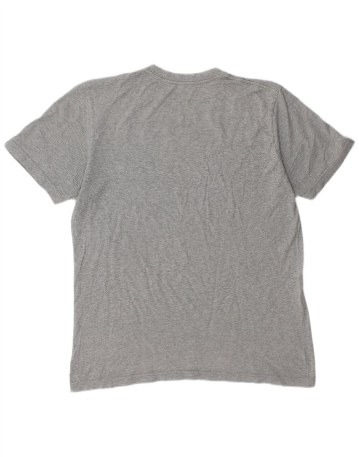 NIKE Hombre Regular Fit Graphic Camiseta Top Gris Medio