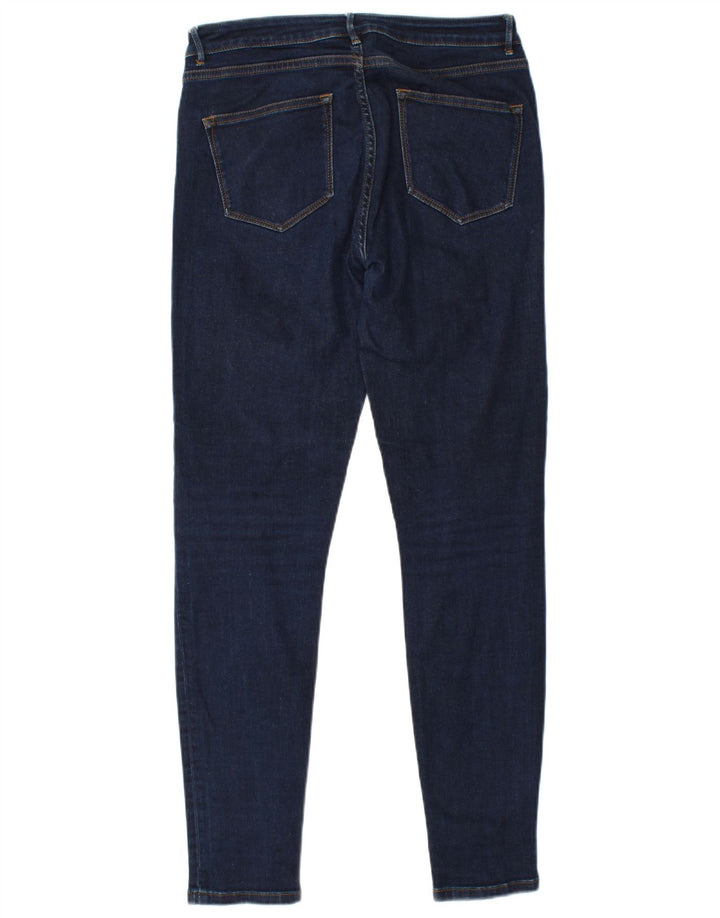 Massimo Dutti Vaqueros Pitillo Mujer EU 40 Medium W30 L29 Azul Marino