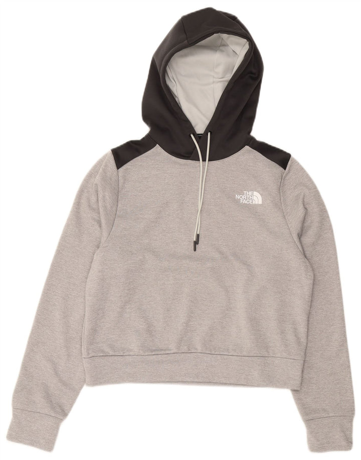 THE NORTH FACE Jersey con capucha corta para mujer Reino Unido 12 Bloque de color gris medio