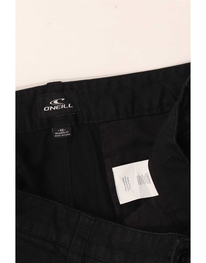 O'Neill Pantalones cortos cargo de ajuste relajado para hombre W32 Algodón negro mediano