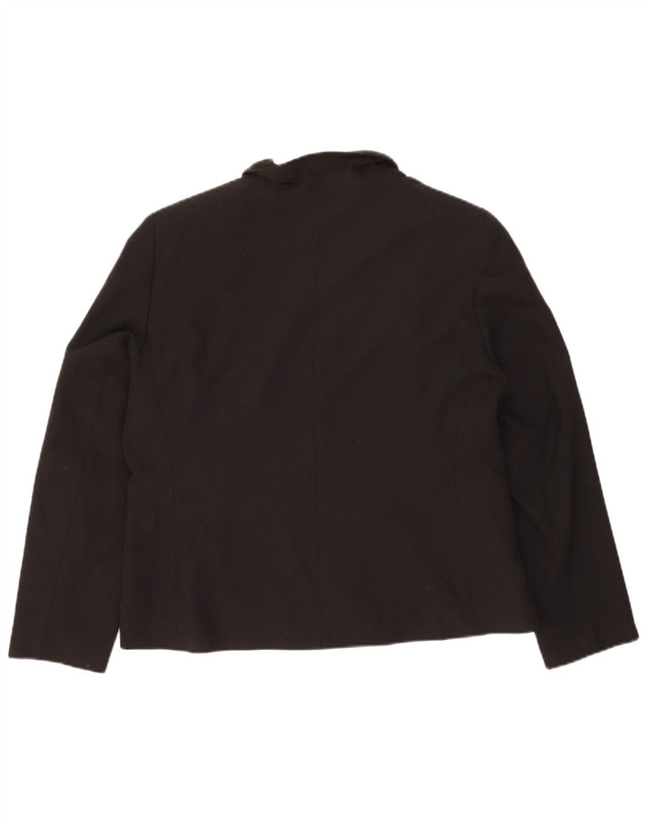 Marks & Spencer Chaqueta tipo blazer para mujer de corte estándar UK 40 XL Poliéster negro