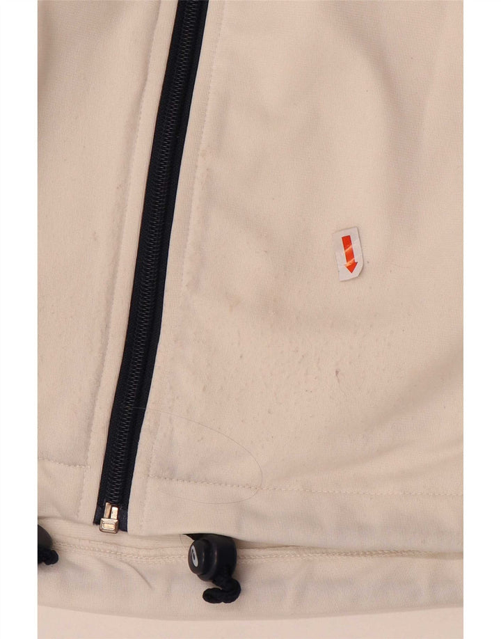 Asics - Chaqueta de chándal para mujer, talla 40, talla mediana, color blanco