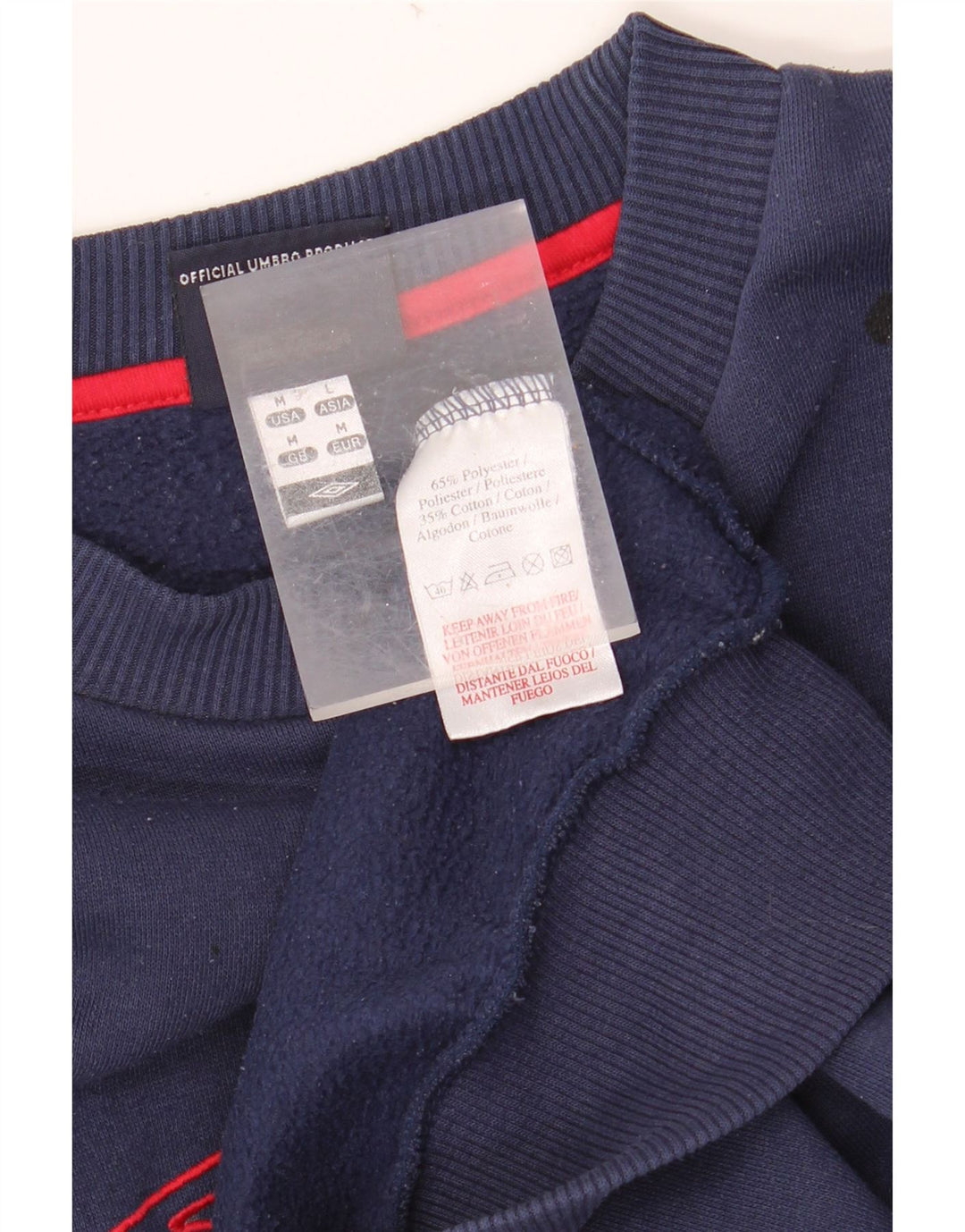 UMBRO Sudadera gráfica para mujer Jersey UK 14 Medio Azul marino Poliéster