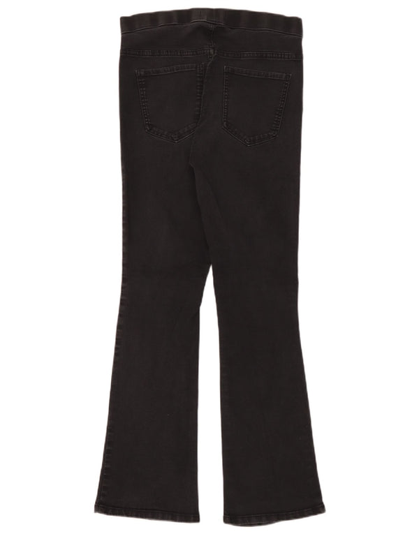 Marks & Spencer Jeans Jegging Flare Slim para Mujer UK 12 Medium W30 L30 Negro