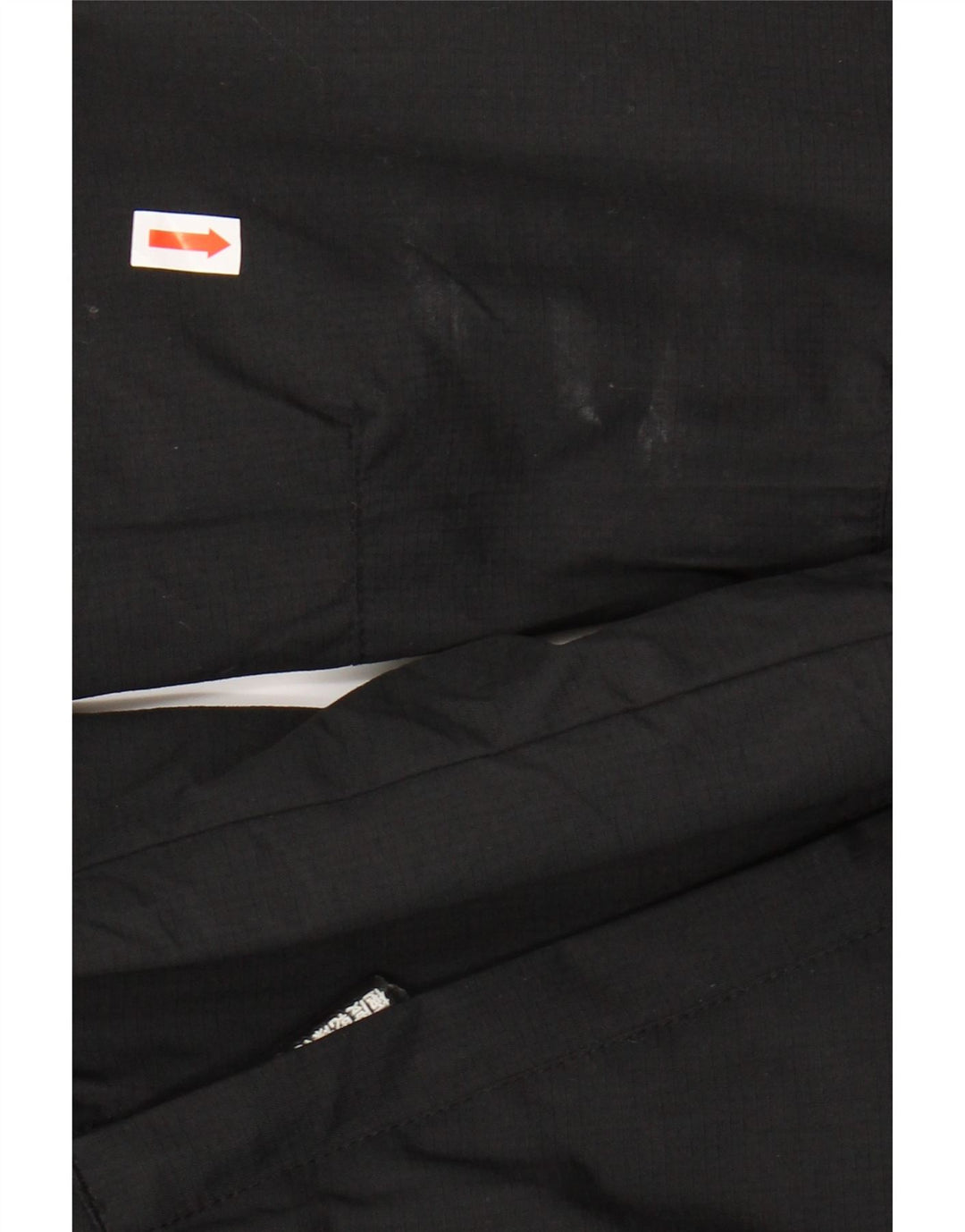 SUPERDRY Chaqueta cortavientos con capucha para mujer UK 40 Medium Black Nylon