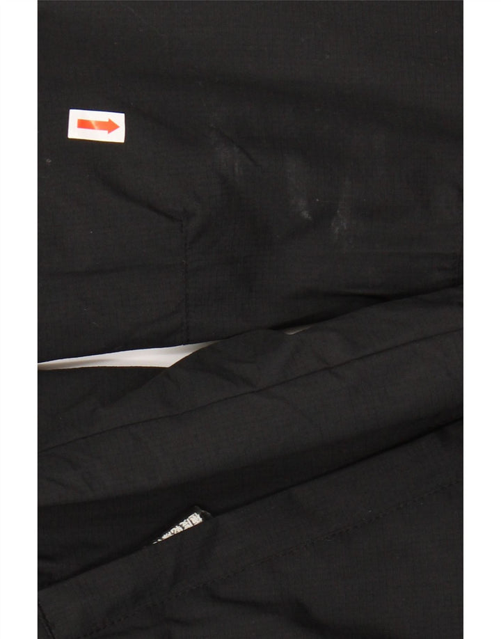 SUPERDRY Chaqueta cortavientos con capucha para mujer UK 40 Medium Black Nylon