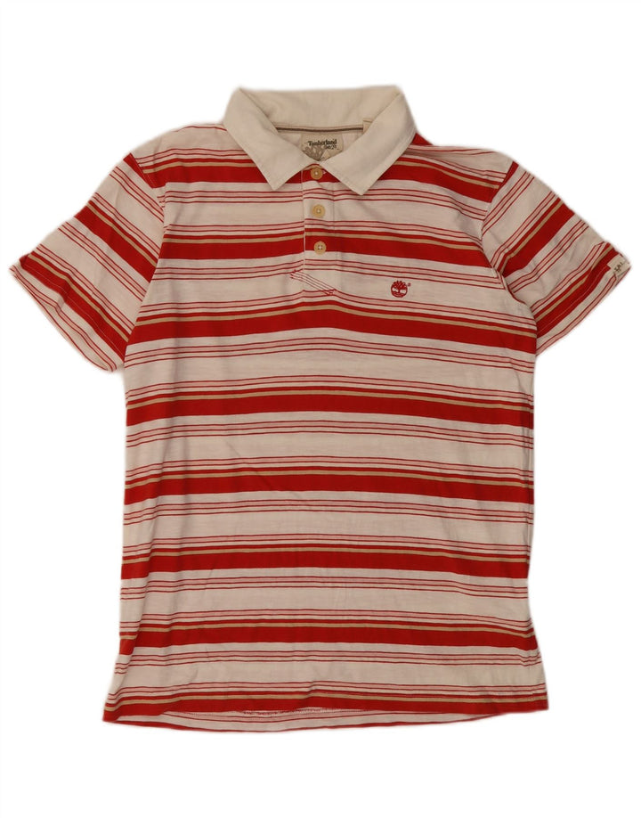 Timberland Polo Hombre Algodón A Rayas Rojo Medio
