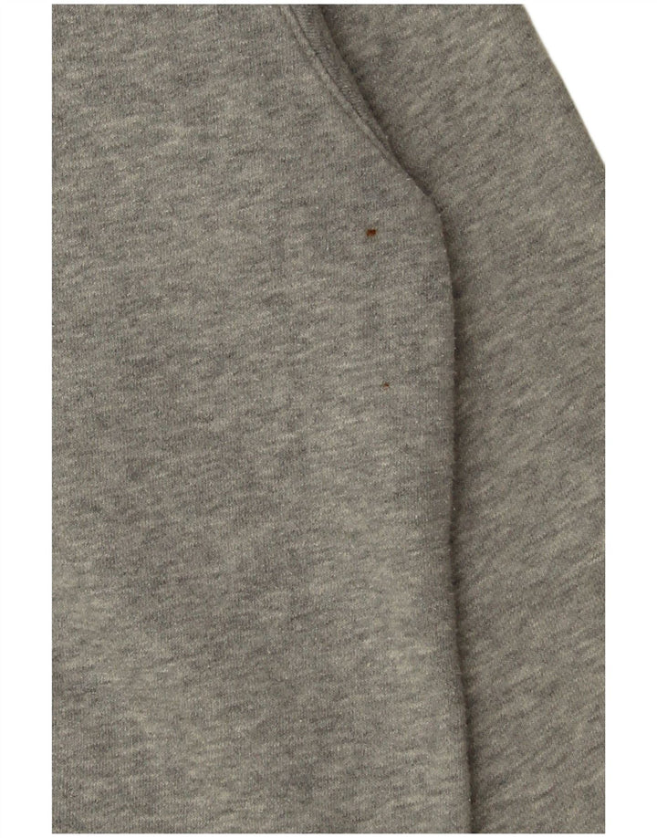 NIKE Jersey con capucha extragrande para mujer UK 6 XS Algodón gris
