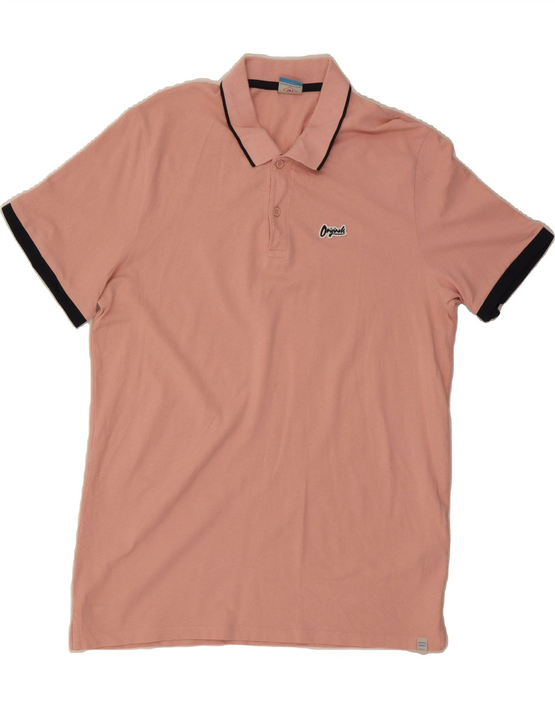 JACK & JONES Mens Polo Shirt 2XL Pink Cotton Vintage Jack & Jones and Second-Hand Jack & Jones from Messina Hembry 