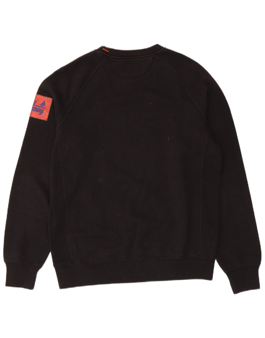 Best Company Hombre Gráfico Regular Fit Sudadera Jumper Medium Negro