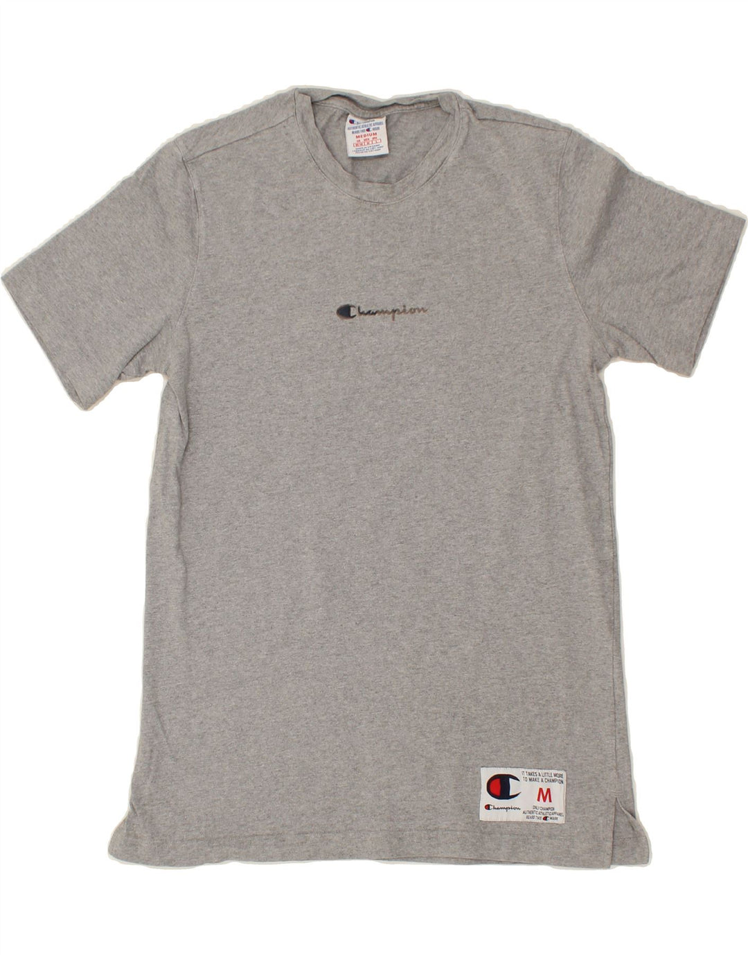 CHAMPION Mens T-Shirt Top Medium Grey Vintage Champion and Second-Hand Champion from Messina Hembry 