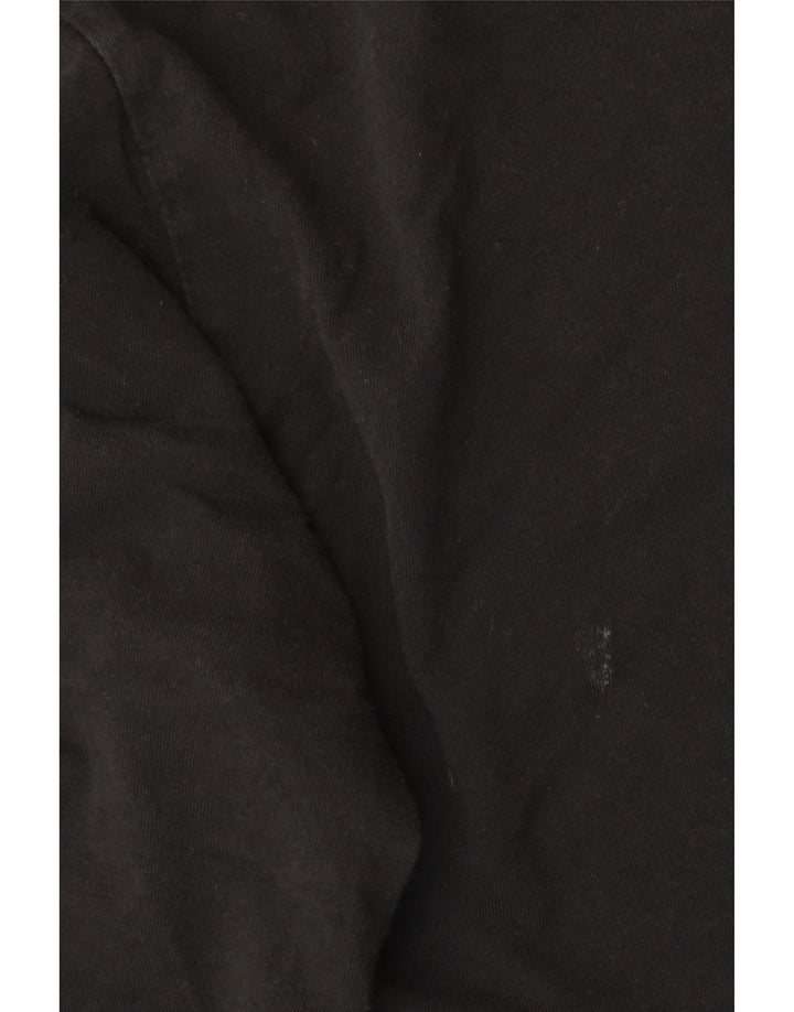 The North Face Hombre Gráfico Top Manga Larga Pequeño Negro