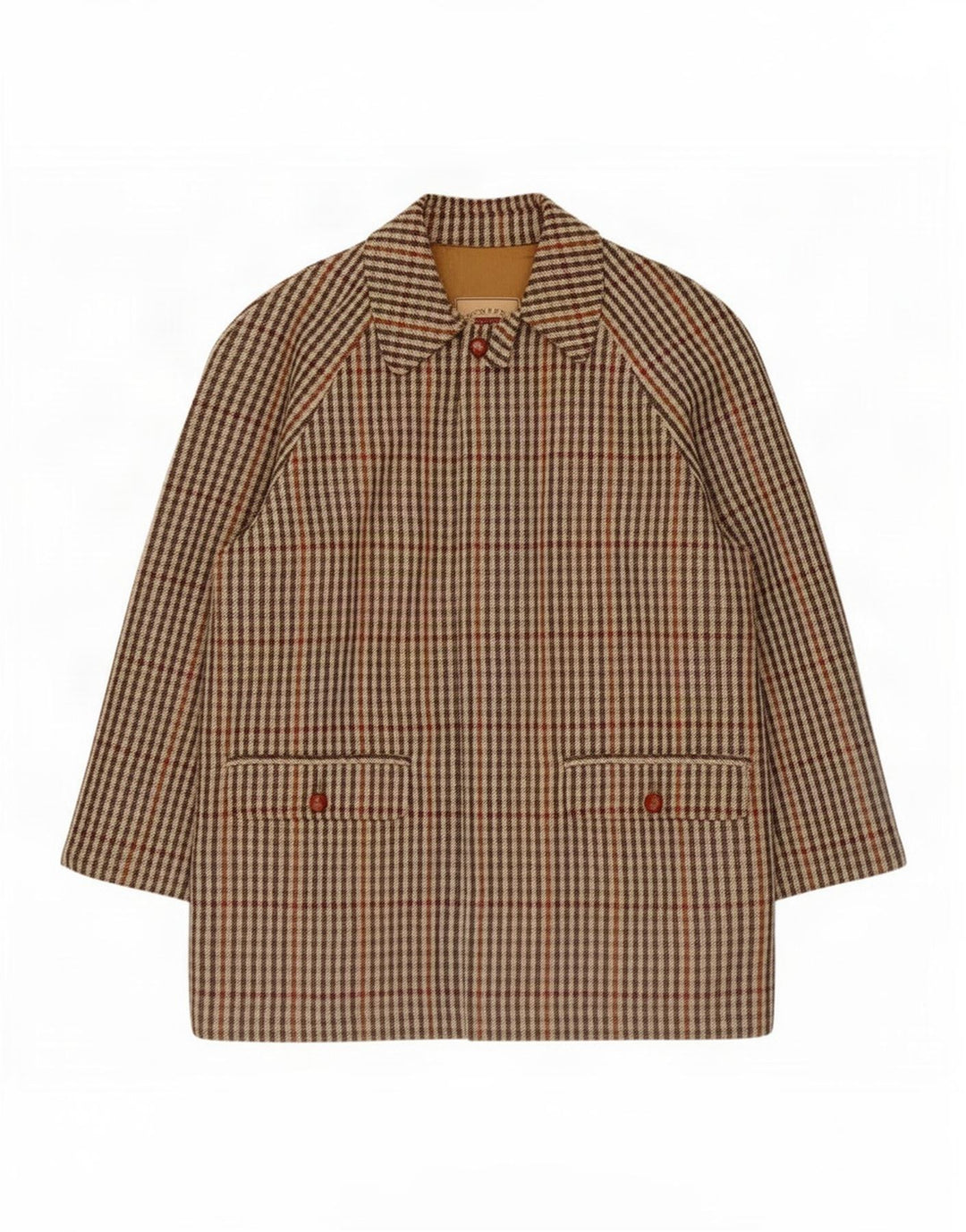 Norton & Wilson Abrigo para hombre IT 52 XL Beige Check