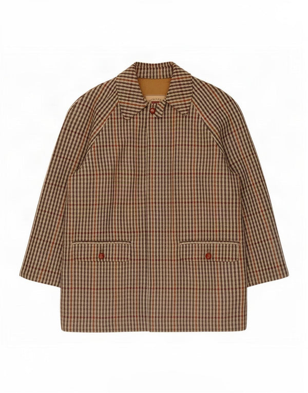 Norton & Wilson Abrigo para hombre IT 52 XL Beige Check