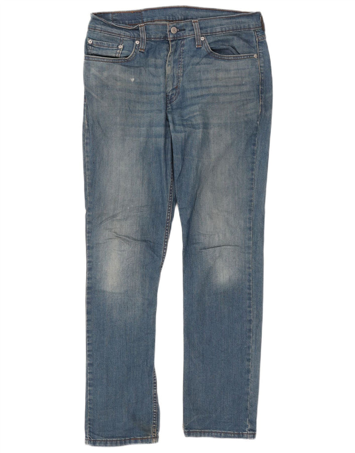 Levi's Hombre 511 Slim Jeans W33 L32 Algodón Azul