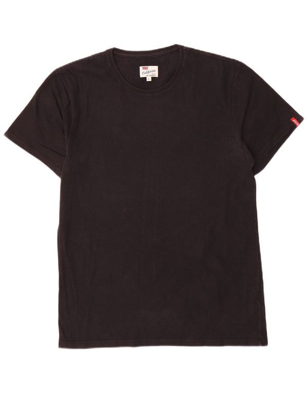 Levi's - Camiseta para hombre, talla grande, algodón negro