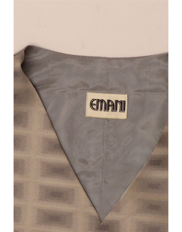 Emani Chaleco De Hombre Pequeño Gris Geométrico
