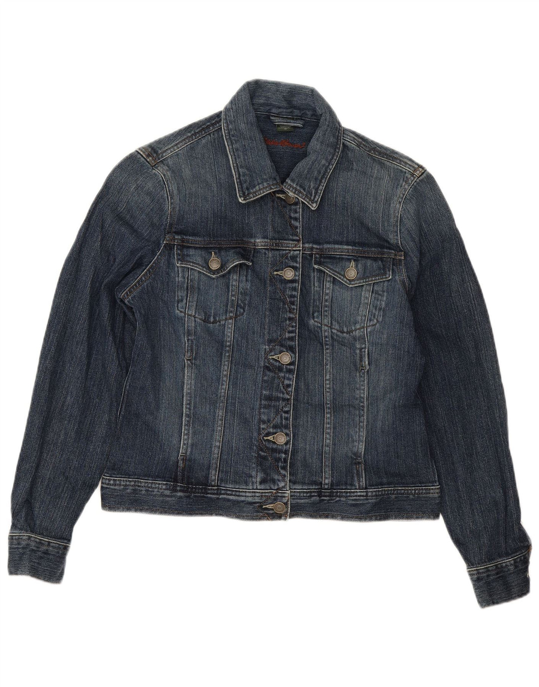 Eddie Bauer Chaqueta vaquera corta para mujer Reino Unido 14 Algodón azul medio