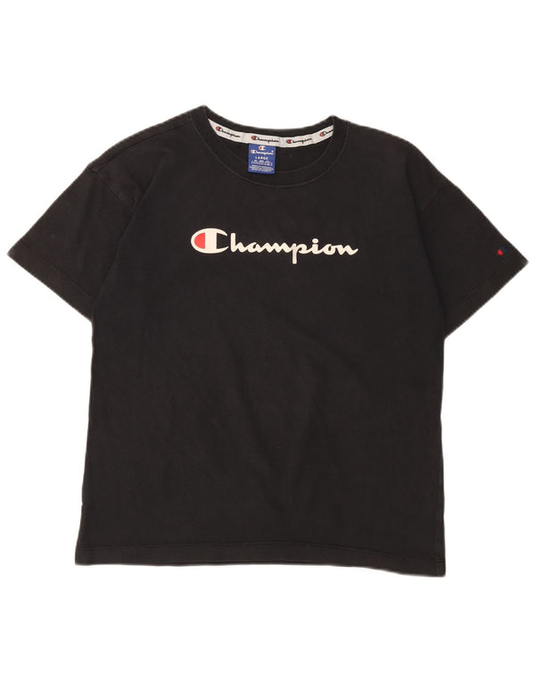 CHAMPION Camiseta gráfica para mujer Top UK 14 Large Black