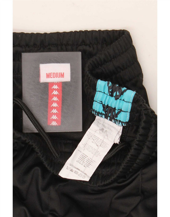Kappa Hombre Pantalones De Chándal Con Gráfico Joggers Medium Black Colourblock