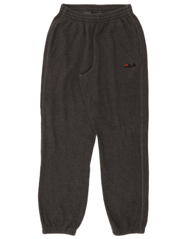 Fila Hombre Pantalones De Chándal Joggers Small Gris Algodón