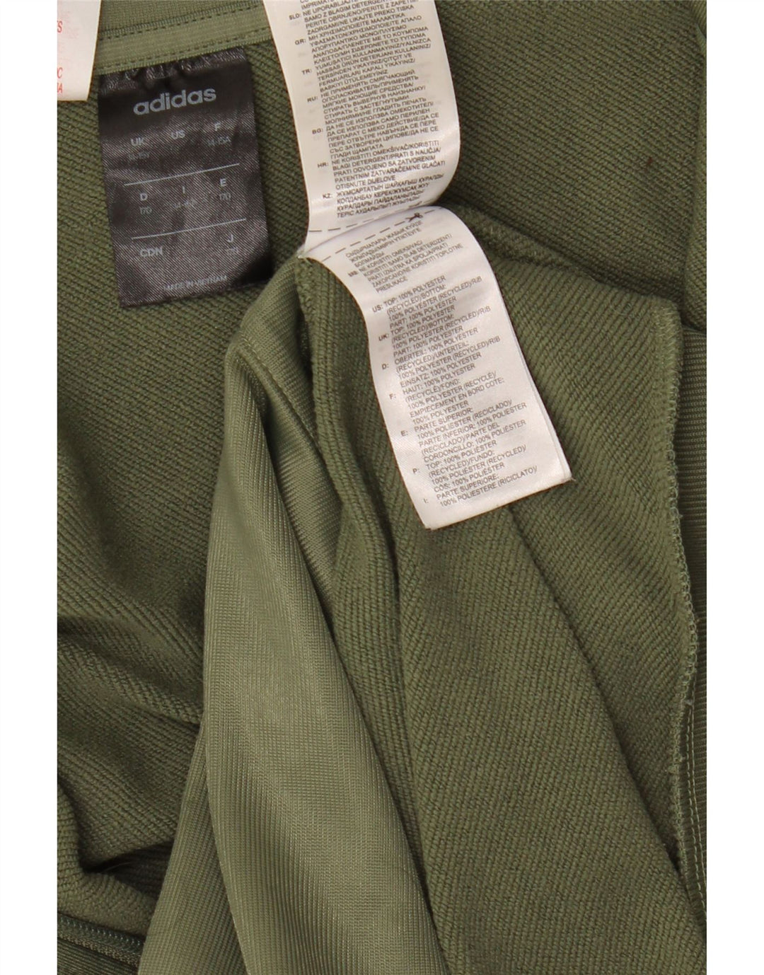 ADIDAS Chaqueta de chándal gráfica para niño 14-15 años Verde Poliéster