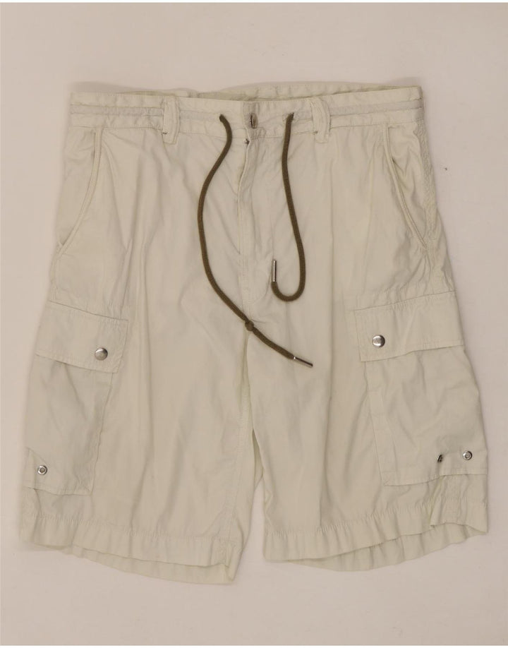 Diesel Pantalones Cortos Cargo Para Hombre W30 Medio Algodón Blanco Roto
