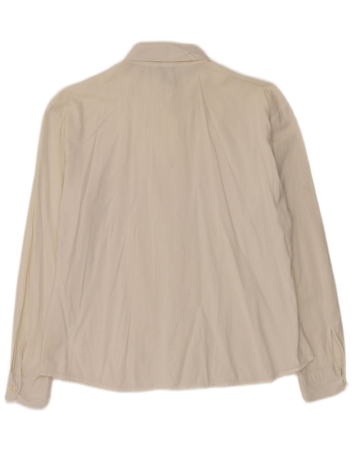 BENETTON Camisa Mujer ES 40 XL Blanco