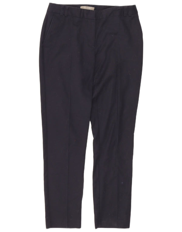 Oasis Pantalones Chinos Slim para Mujer UK 8 Small W28 L26 Azul Marino Algodón