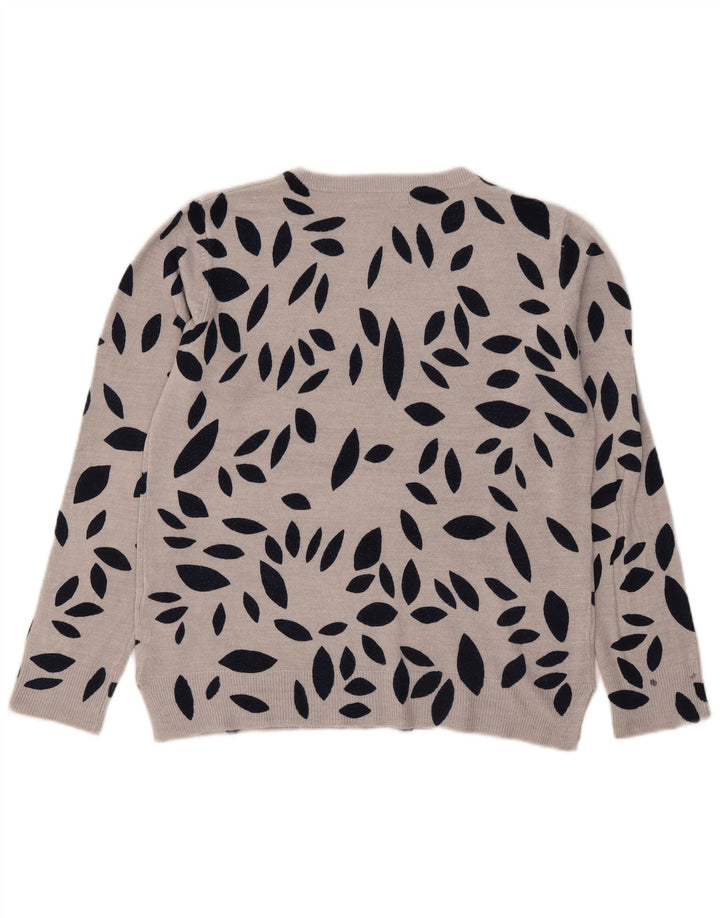 Marks & Spencer Jersey con cuello barco para mujer, talla 40, color gris grande