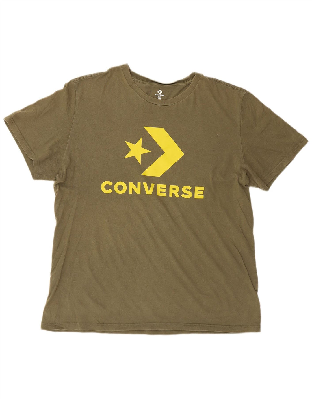 Converse Hombre Camiseta Gráfica Top XL Caqui