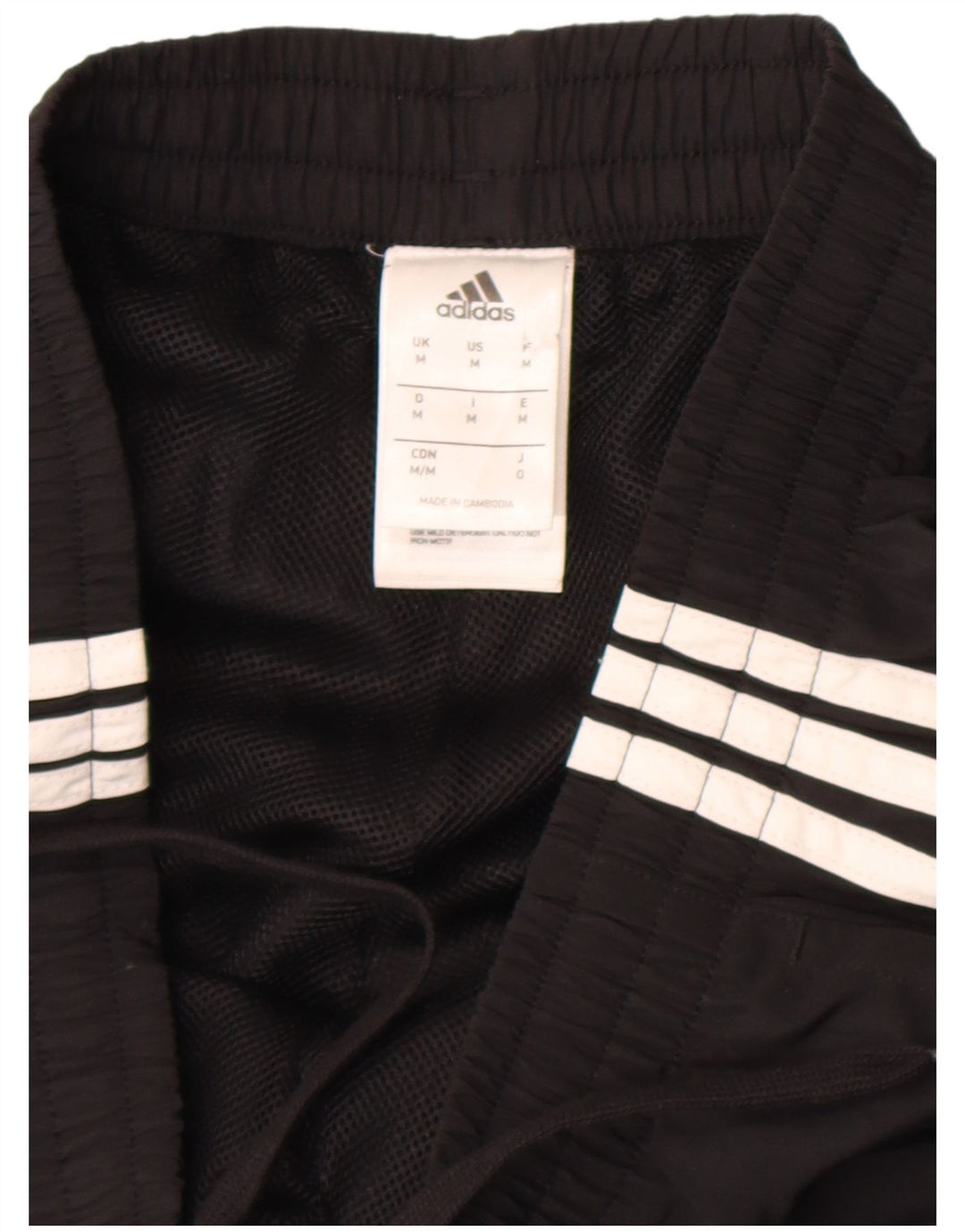 Adidas Hombre Pantalones De Chándal Joggers Medium Negro Poliéster