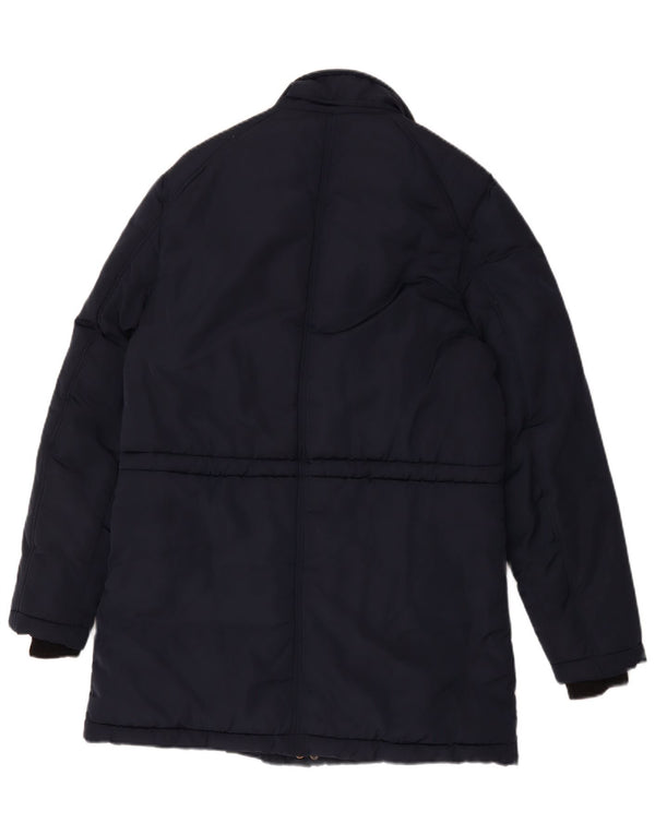 Guess Abrigo acolchado para hombre UK 40 Large Poliéster azul marino