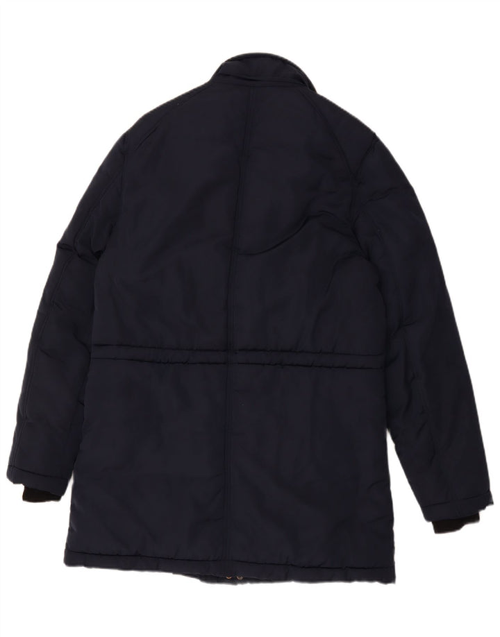 Guess Abrigo acolchado para hombre UK 40 Large Poliéster azul marino