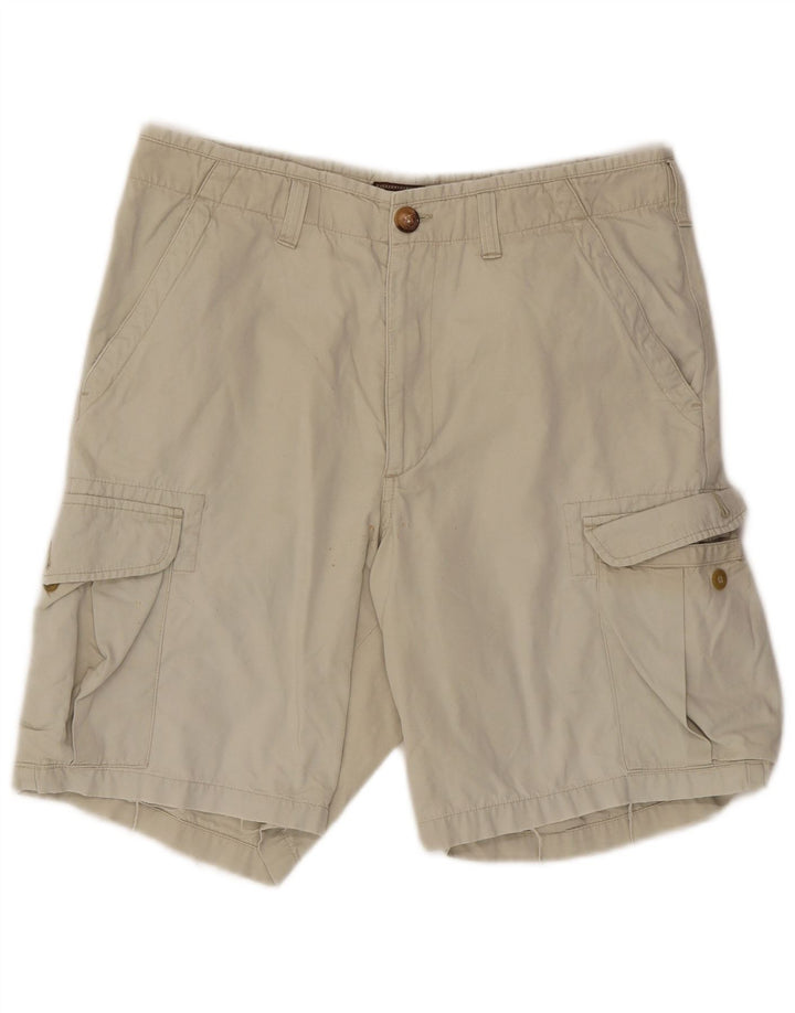 Marlboro Classics Pantalones cortos tipo cargo para hombre EU 50 Large W34 Beige