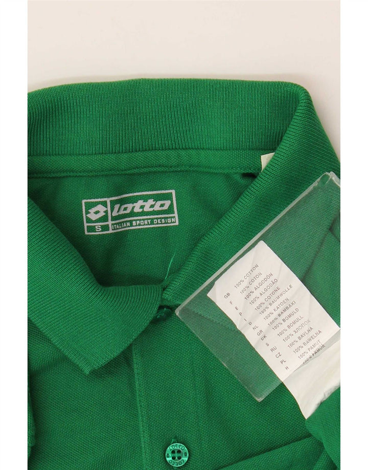 Polo Lotto Hombre Small Verde Algodón