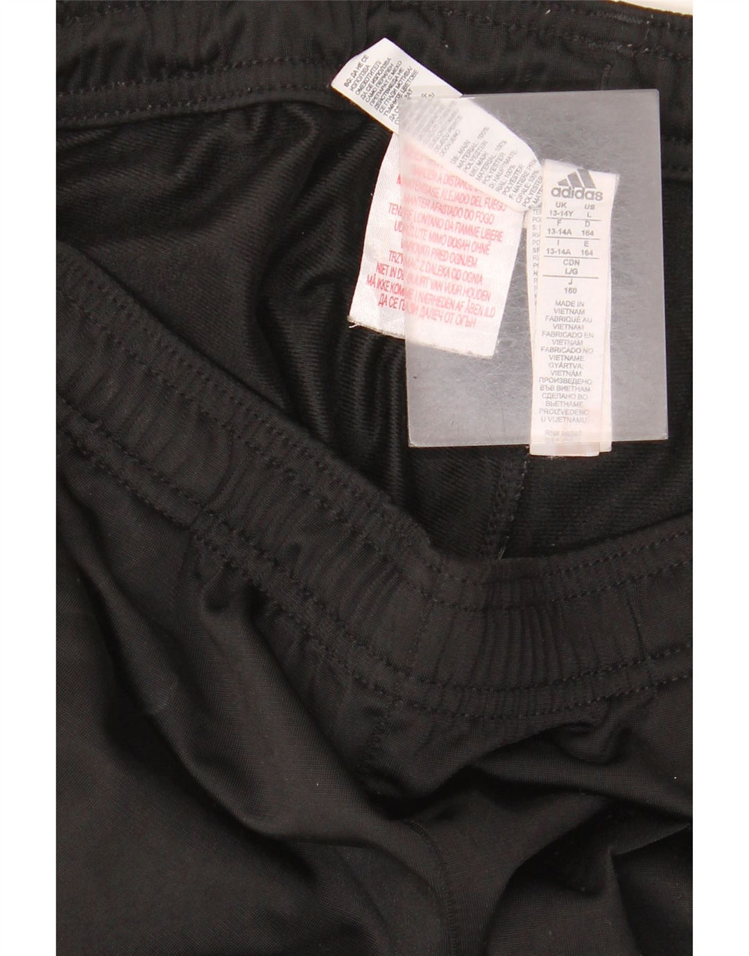Adidas Pantalón Chándal Niño 13-14 Años Negro Poliéster